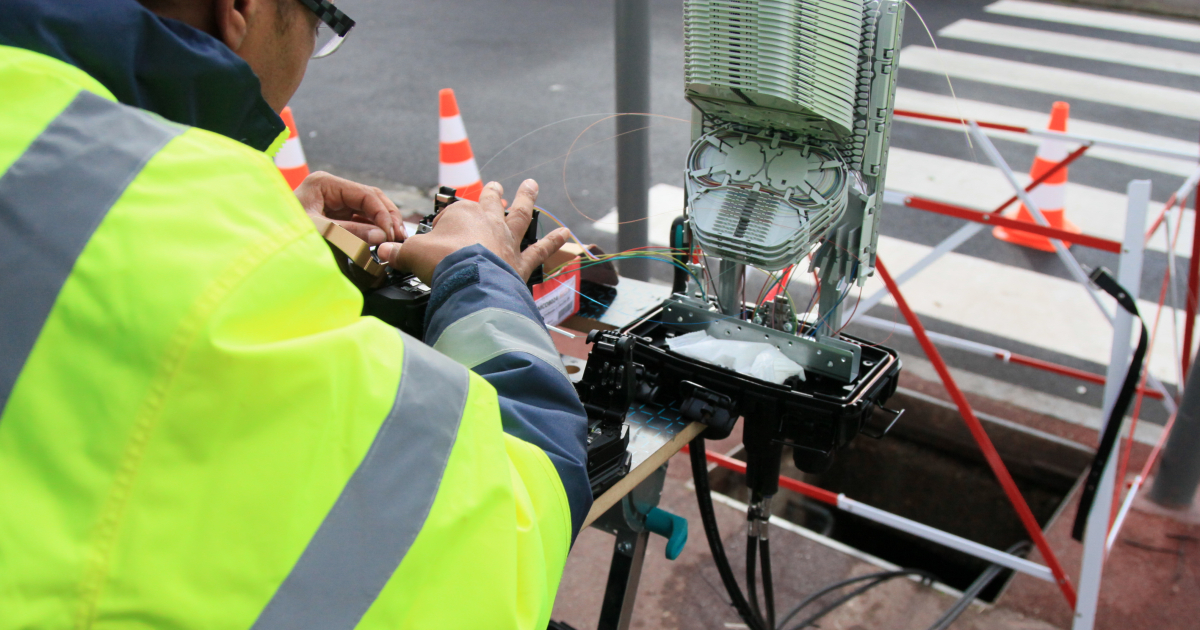 Installation fibre optique